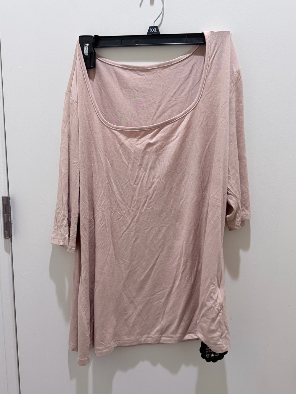 Women’s Relaxed Scoop Neck Top - Dusty Pink